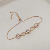 Aamrapali Glam Austrian Stone Adjustable Wristband