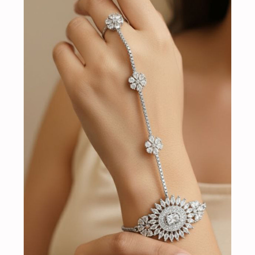 Aamrapali Designer American Daimond Royal Hand Harness