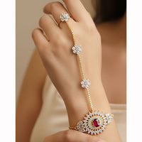 Aamrapali Designer American Daimond Royal Hand Harness