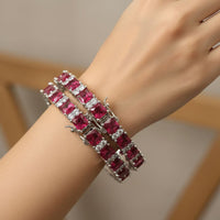 Aamrapali Gleam American Diamond Partywear Bangles Set 