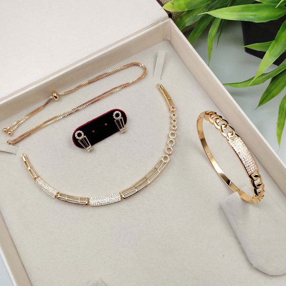 Aamrapali Luxe Austrian Stone Designer Combo Set