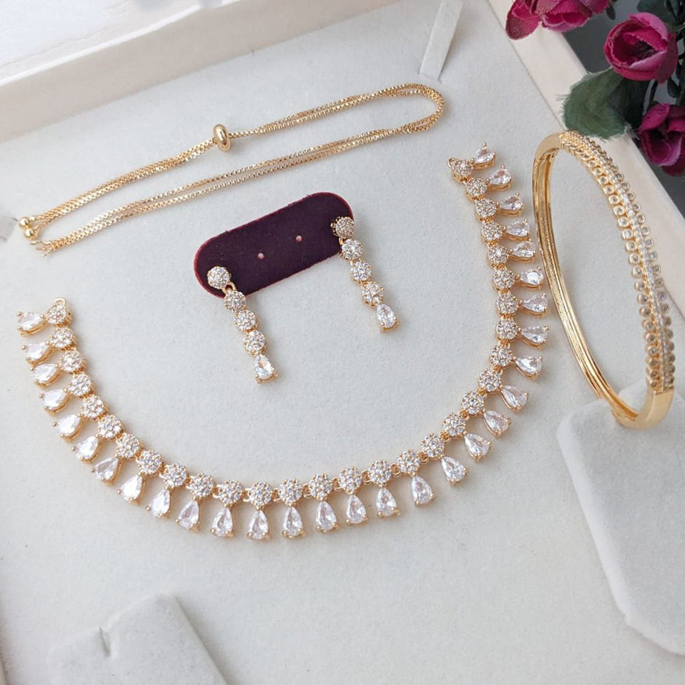 Aamrapali Luxe Austrian Stone Designer Combo Set