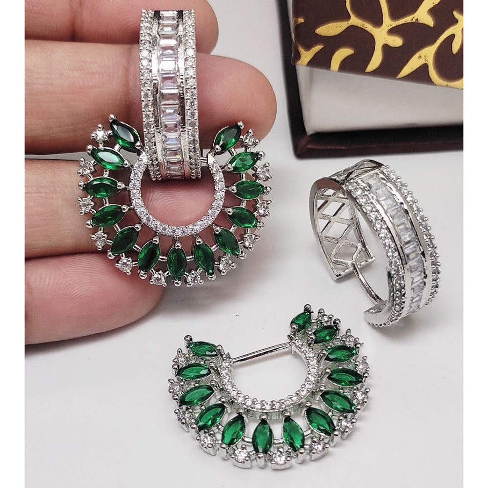 Aamrapali Luxury American Diamond Designer Dangler Earrings