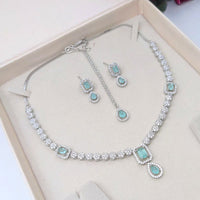 Aamrapali Luxury Crystal Shine Necklace Set