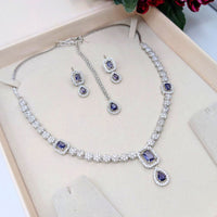 Aamrapali Luxury Crystal Shine Necklace Set