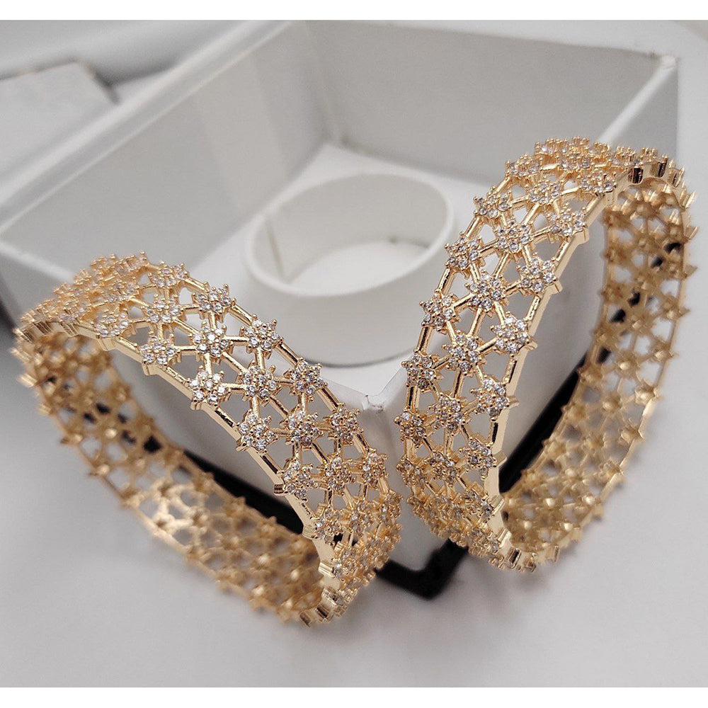 Aamrapali Glam Austrian Stone Bangles Set