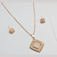 Aamrapali Classic Austrian Stone Chain Pendant Set