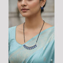 Aamrapali Designer Crystal Stone Black Beaded Mangalsutra