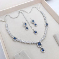 Aamrapali Luxe American Daimond And Austrian Necklace Set