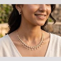 Aamrapali Luxe Austrian Stone Necklace Set