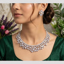 Aamrapali Luxe American Daimond And Austrian Necklace Set