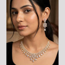 Aamrapali Luxe American Daimond And Austrian Necklace Set