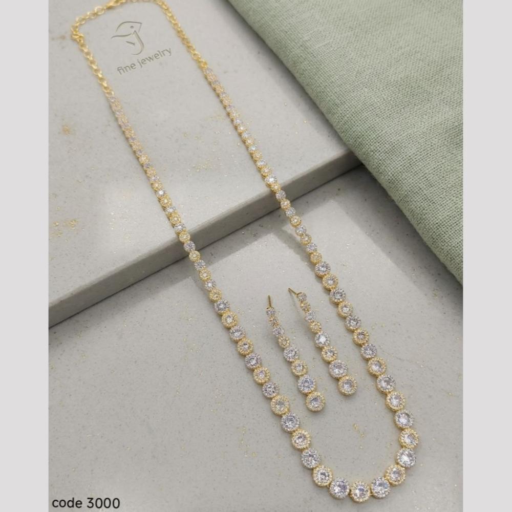 Aamrapali Luxe Austrian Stone Long Necklace Set