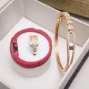 Aamrapali Partywear Austrian Stone Bracelet With Ring 