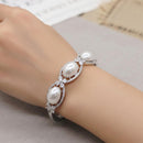 Aamrapali Royal American Diamond And Pearl Bracelet