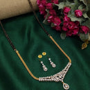 Aamrapali Designer Austrian Stone Black Beaded Mangalsutra