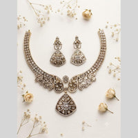 Aamrapali Sparkling American Daimond Neckalce Set