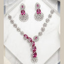 Aamrapali Sparkling American Daimond Neckalce Set