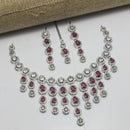 Aamrapali Sparkling American Daimond Neckalce Set
