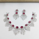 Aamrapali Sparkling American Daimond Neckalce Set