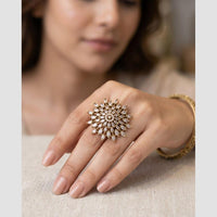 Aamrapali Gorgeous Austrian Stone Cocktail Finger Ring