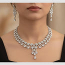 Aamrapali Elegant American Daimond Necklace Set
