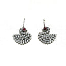 Shrisha Stylish Oxidised Plated Pota Stone Dangler
