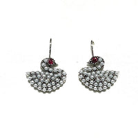 Shrisha Stylish Oxidised Plated Pota Stone Dangler