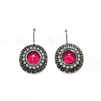 Shrisha Stylish Oxidised Plated Pota Stone Dangler