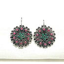 Shrisha Stylish Oxidised Plated Pota Stone Dangler