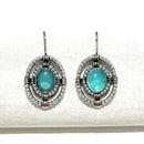 Shrisha Stylish Oxidised Plated Pota Stone Dangler