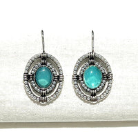 Shrisha Stylish Oxidised Plated Pota Stone Dangler