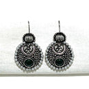 Shrisha Stylish Oxidised Plated Pota Stone Dangler