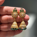 Shrisha Festive Wear Gold Plated Elegance Kundan & Pearl Jhumki Earrings ( Mix Color)