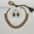 Shrisha Ethnic Gold Plated Stunning Pota Stones Necklace Set