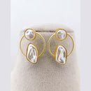 Marudhar Creations Elegant Mother of Pearl Dangler Earrings