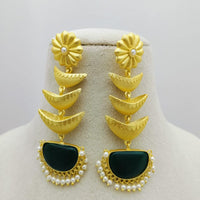 Marudhar Creations Ethereal Tiered Crescent Earrings