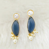Marudhar Creations Ethereal Tiered Crescent Earrings