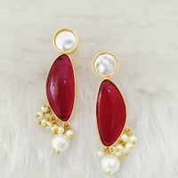 Marudhar Creations Ethereal Tiered Crescent Earrings