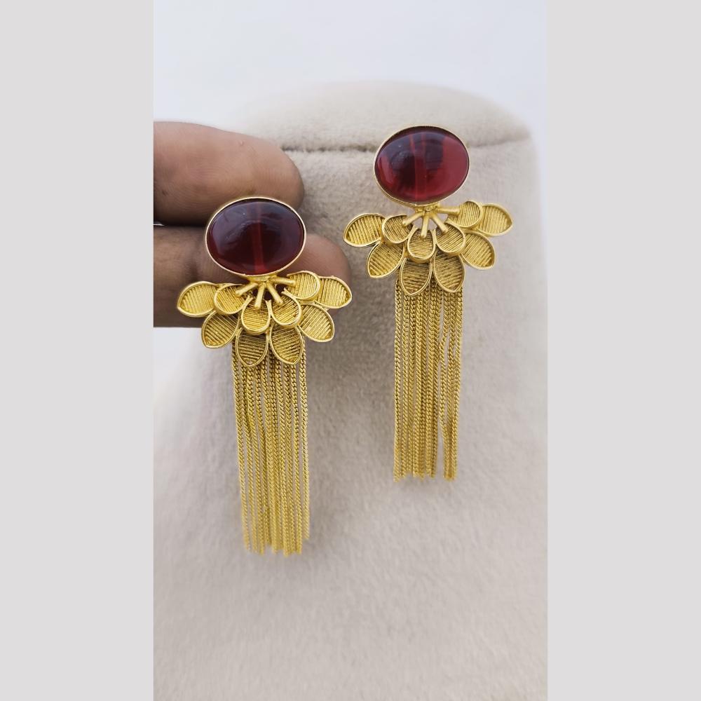 Marudhar Creations Ethereal Bloom Tassel Earrings