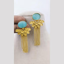Marudhar Creations Ethereal Bloom Tassel Earrings