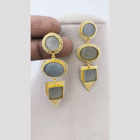 Marudhar Creations Textured Geometric Cascade Earrings