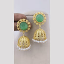 Marudhar Creations Ethereal Lattice Pearl Jhumkas