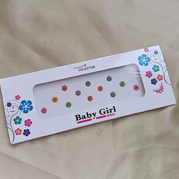 Baby Girl Bindi  Flower Shape Bindi