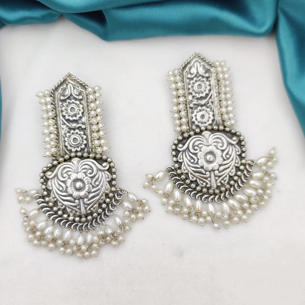 Fancyla Oxidised Plated  Dangler Earrings