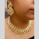 Everlasting Jadau Designer Elegant Austrian Stone Accents Beaded Choker Set