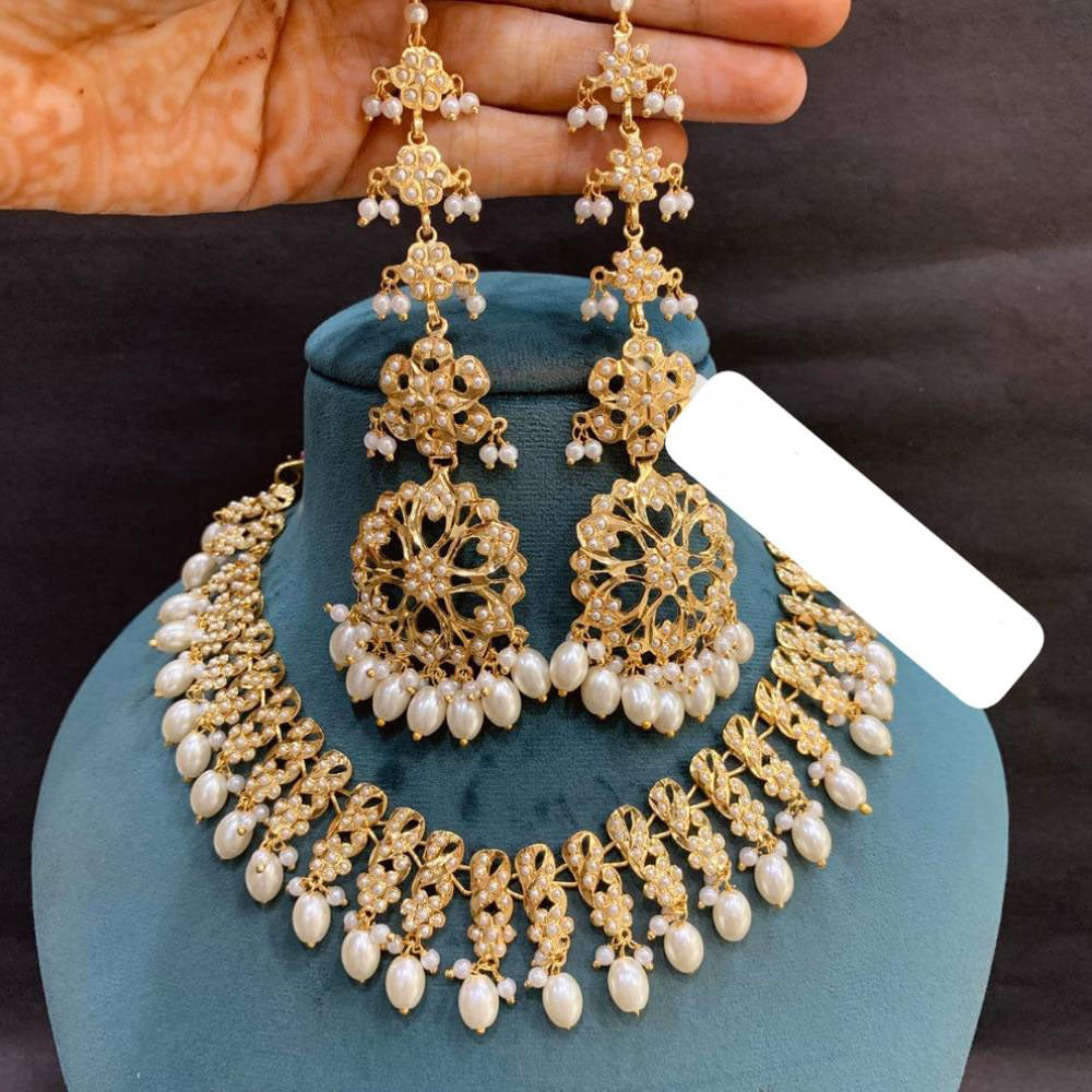 Everlasting Jadau Heritage Pearl Necklace Set