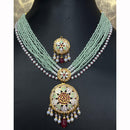 Everlasting Jadau Royal Pota Stone And Pearl Necklace Set