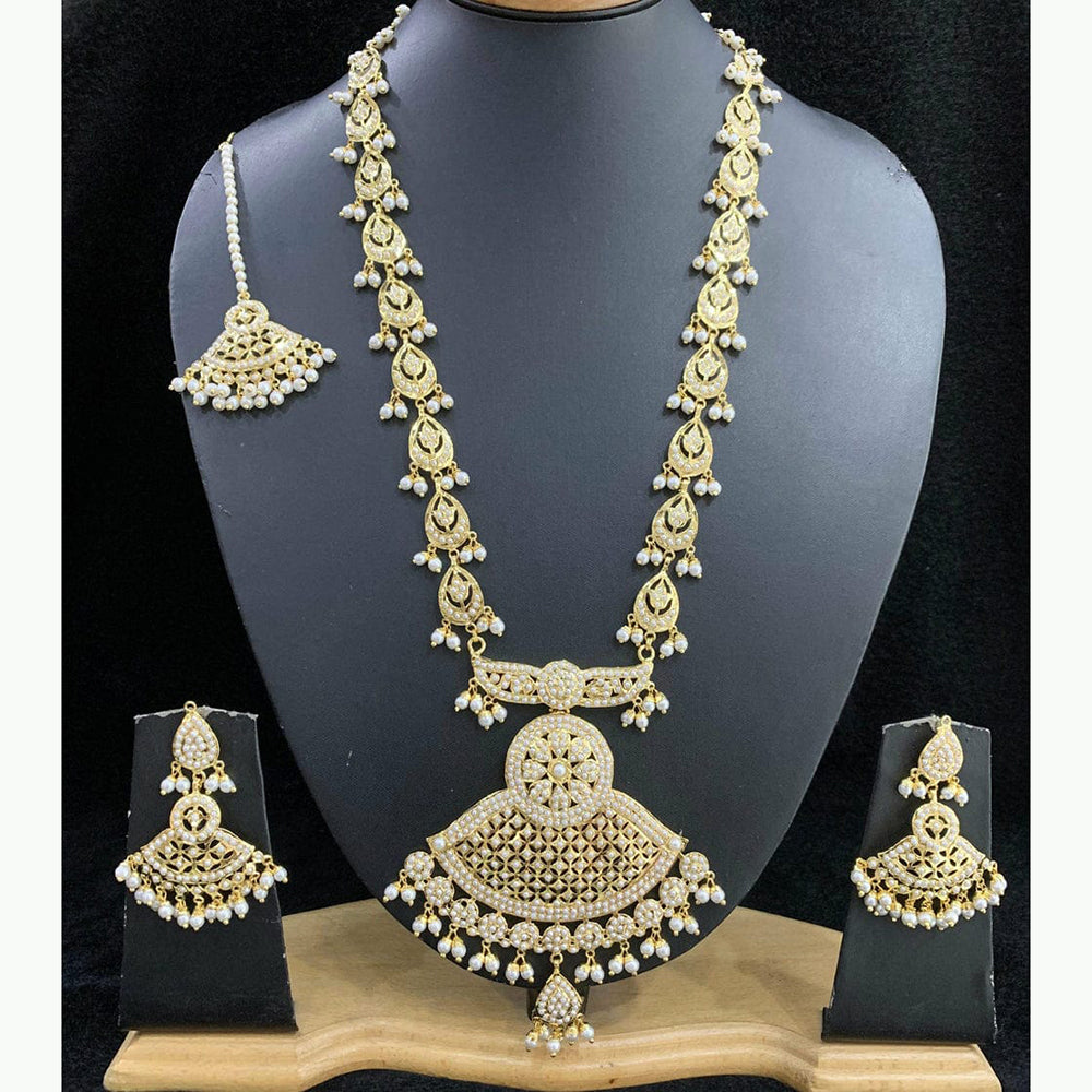 Everlasting Jadau Festive Long Necklace Set with Artisan Detail