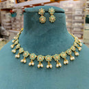 Everlasting Jadau Radiance Glam Pota Stone And Pearl Necklace Set